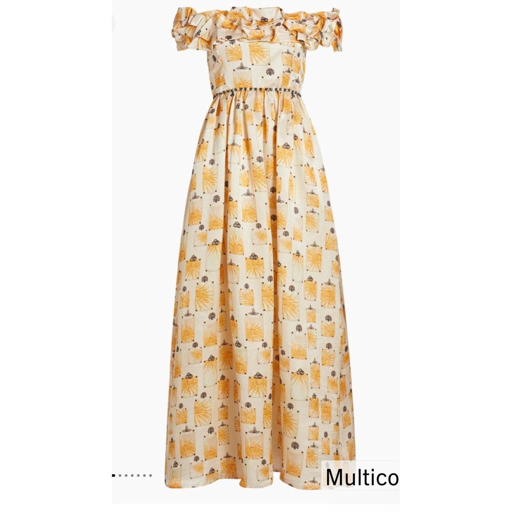 Agua by Agua Bendita Espliego Bisuteria Maxi Dress XS NWT